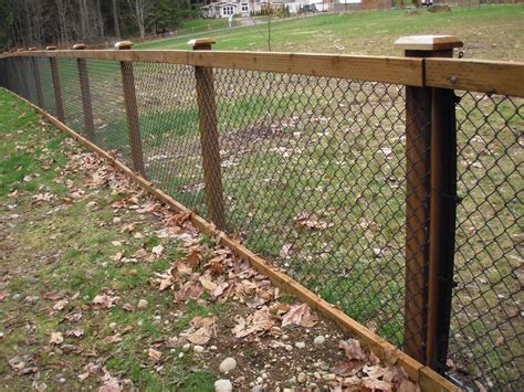 Chain link fence with wood posts. Things To Know About Chain link fence with wood posts. 